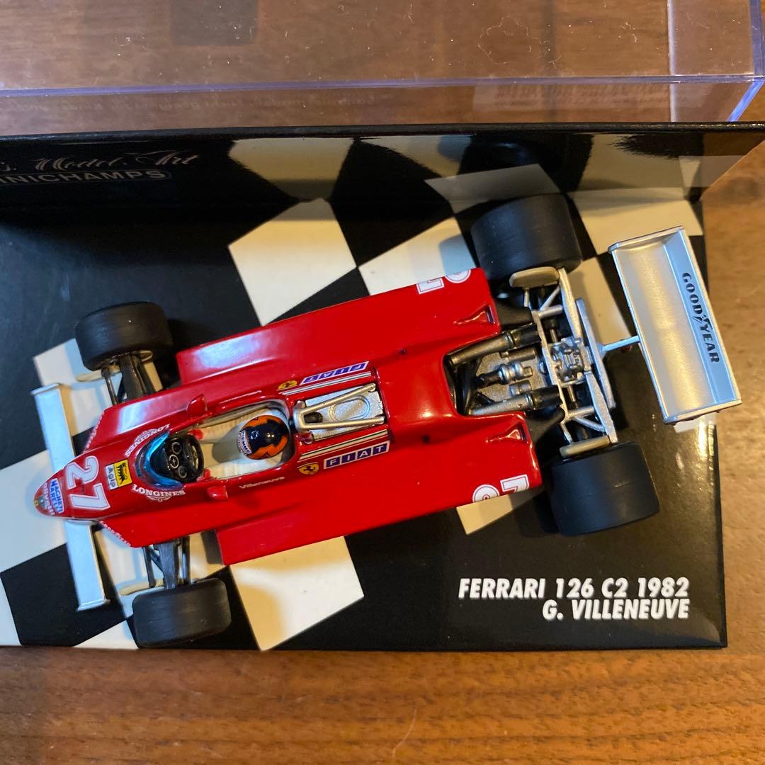 ジル・ビルヌーブ フェラーリ 126C2 ミニチャンプス 1/43スケール F1