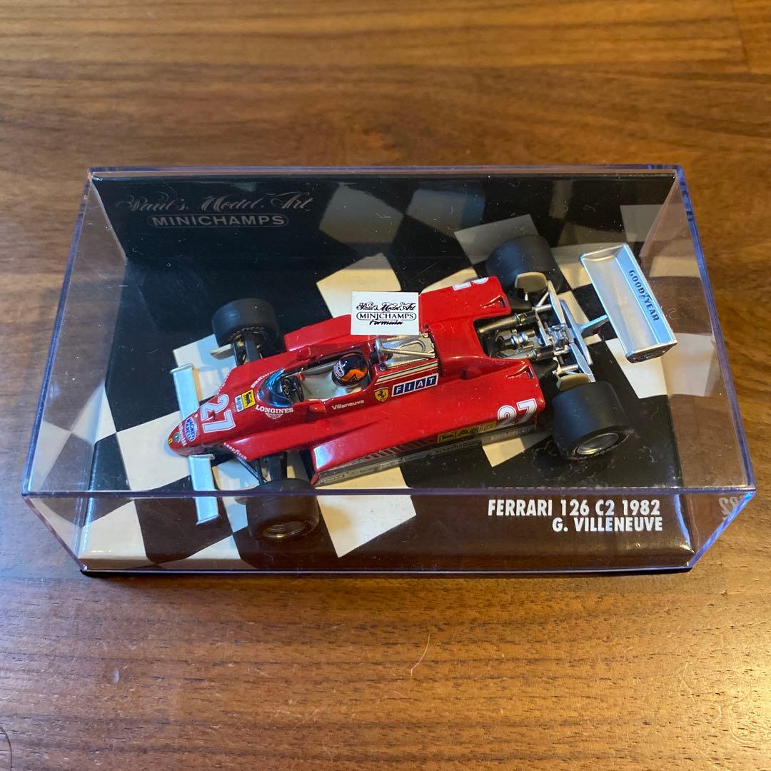 ジル・ビルヌーブ フェラーリ 126C2 ミニチャンプス 1/43スケール F1