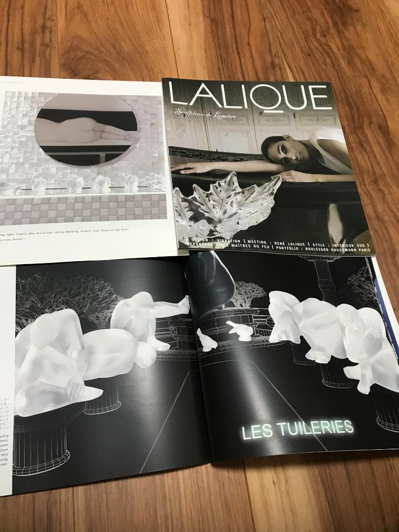 LALIQUE　ラリック　クリア像3点　ナビ　ニューアスィ　ニュータンタシオン