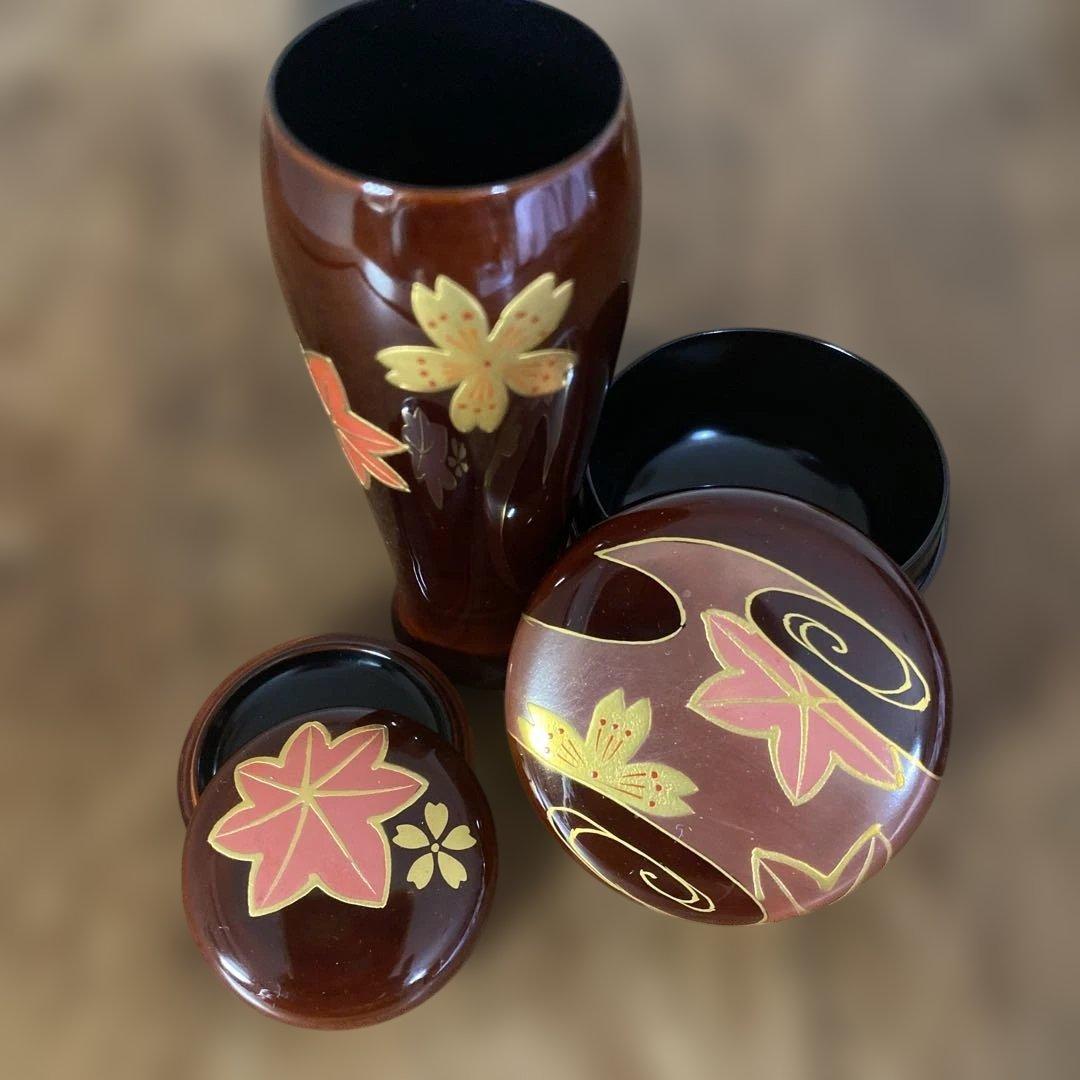 美品　利休茶箱　京焼　交趾焼　昭阿弥　漆器　高蒔絵　仕覆