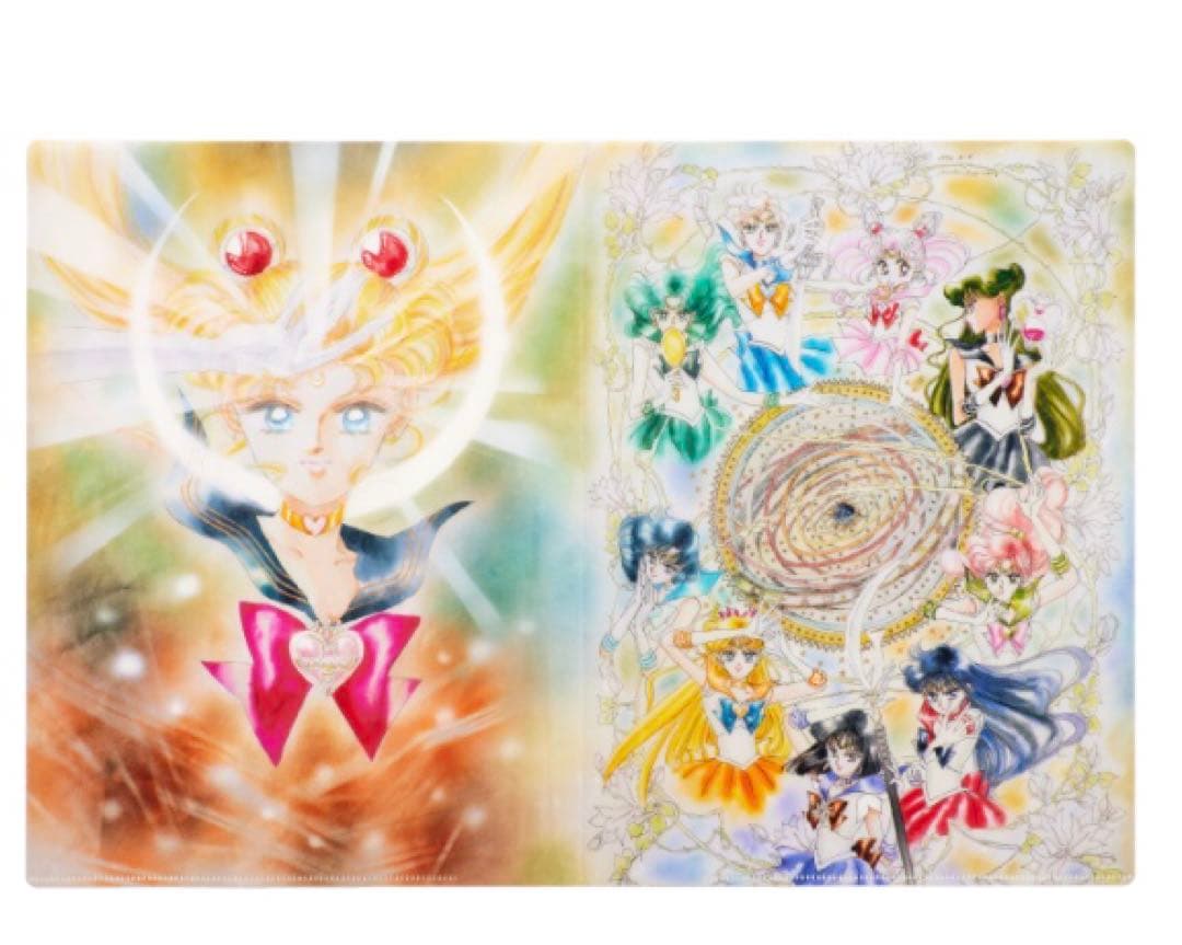 セーラームーンミュージアム　見開きクリアファイル　原画　コンプリート　全種