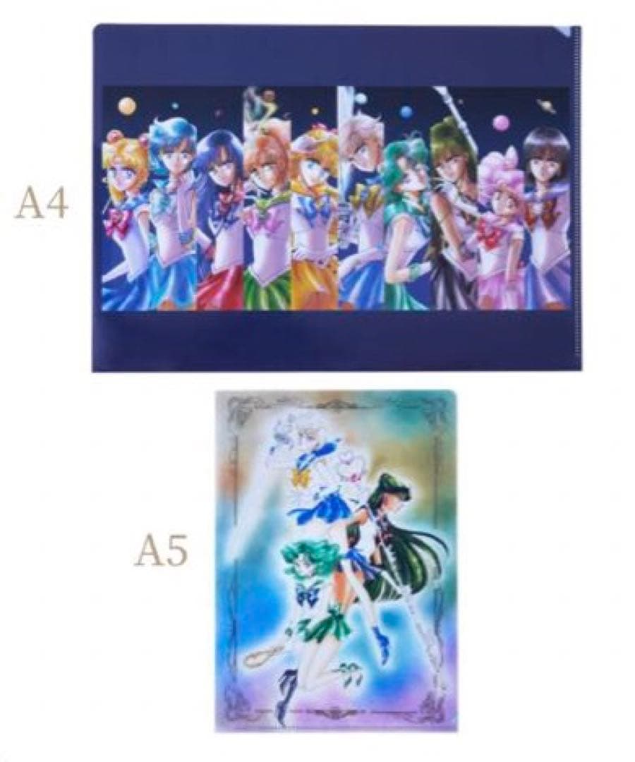 セーラームーンミュージアム　見開きクリアファイル　原画　コンプリート　全種