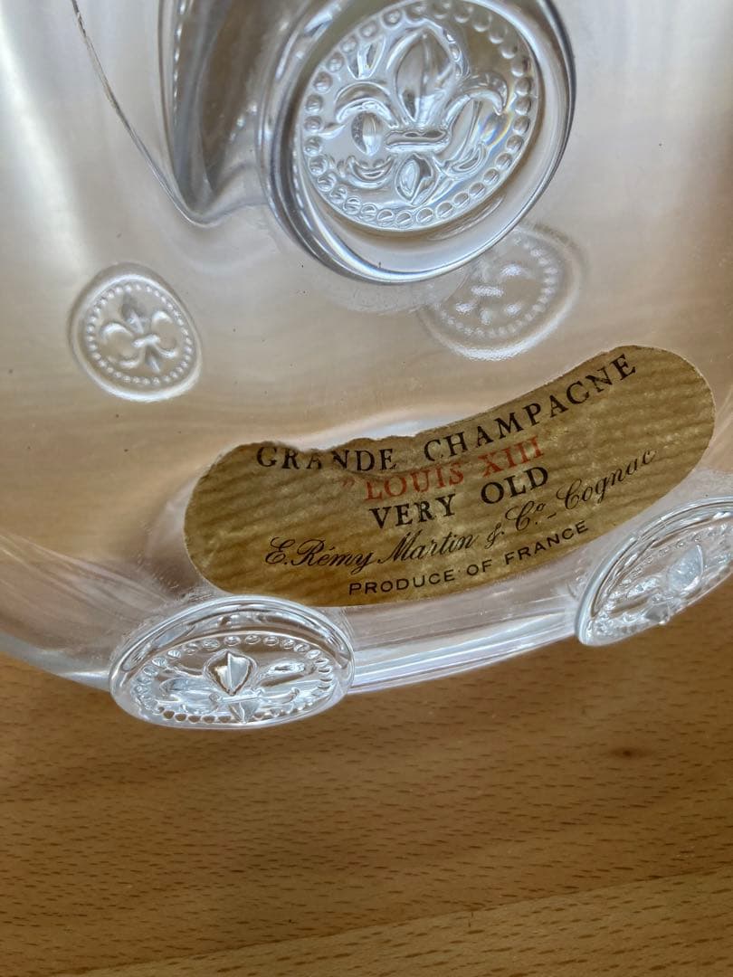 レミーマルタン ルイ13世 ベリーオールド REMY MARTIN 空瓶 バカラ