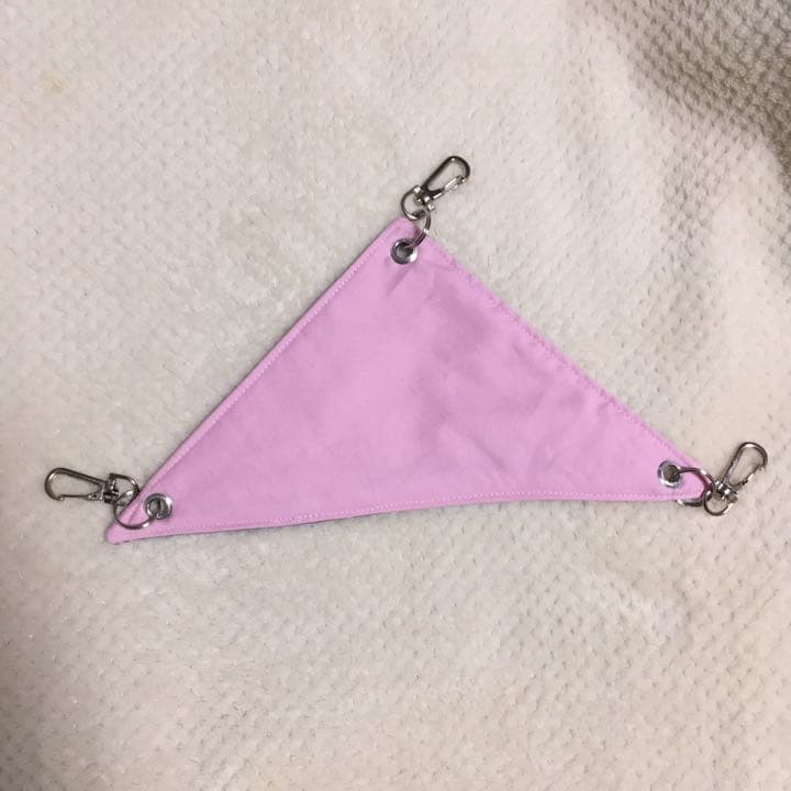 三角コーナーハンモック(うさぎ・和柄・P)夏仕様  2枚目 1150円