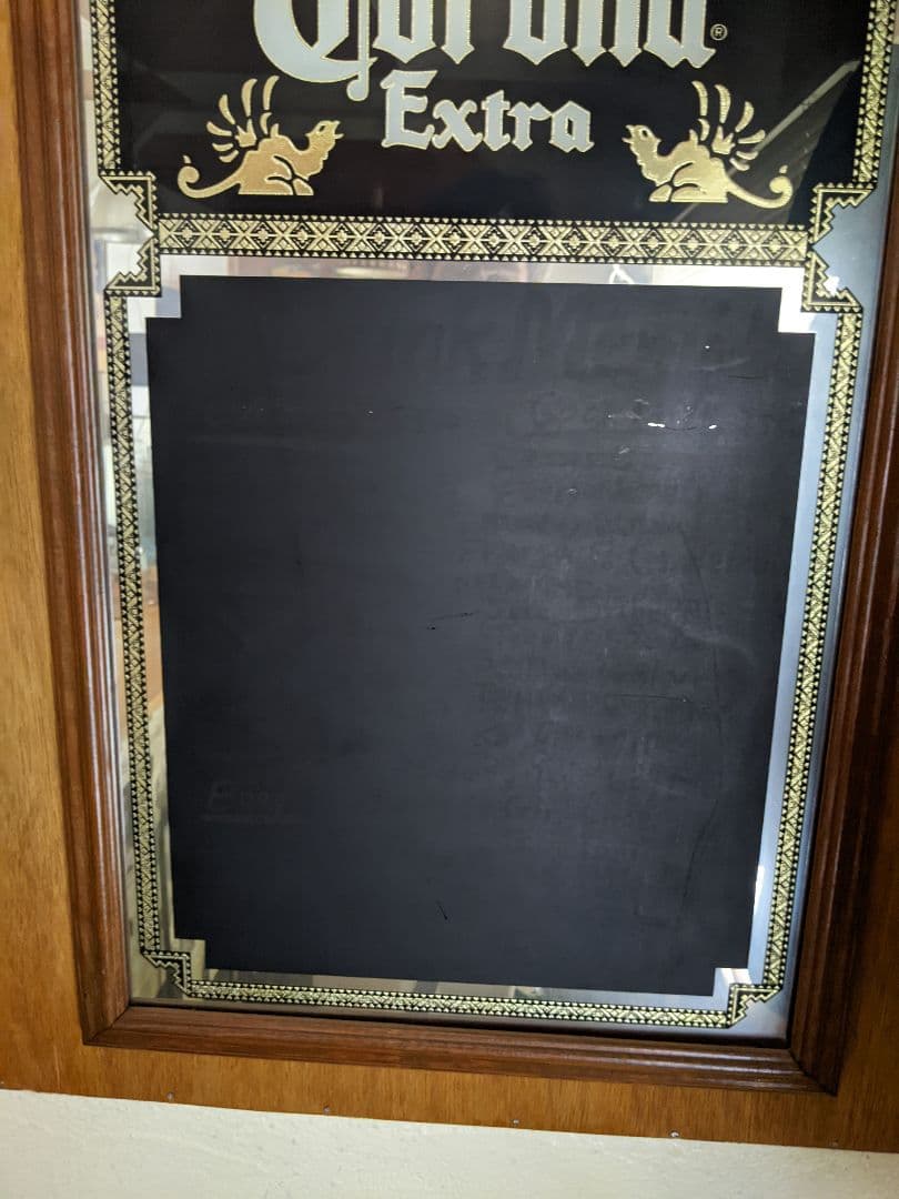 Corona Extra 　パブミラー　黒板式メニューボード