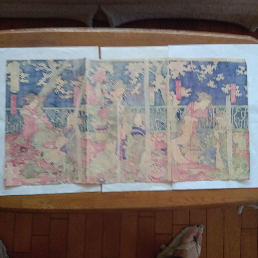 浮世絵版画「品川楼之図」