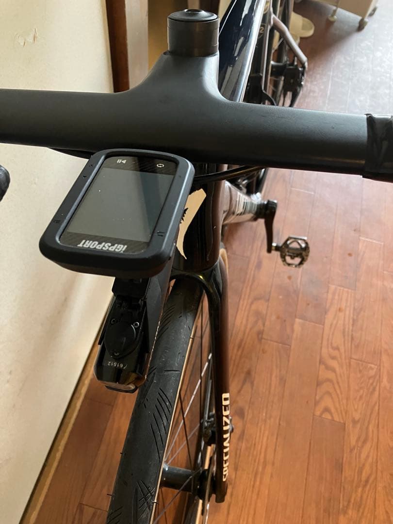 カーボン　一体型　ハンドル　400-90