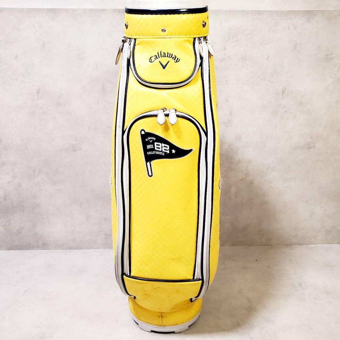キャロウェイ 82 California ゴルフバッグ キャディバッグ イエロー