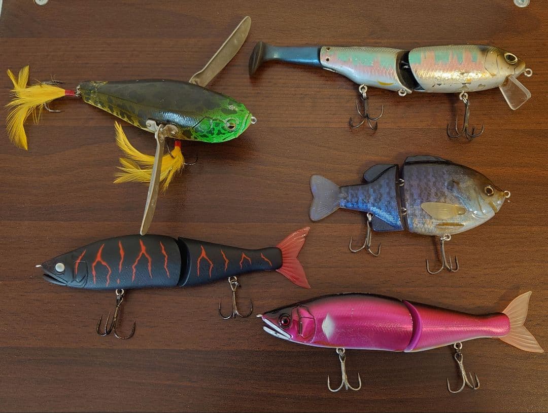 ビックベイト デカダッジ ジョイクロ ブルシューター ティンバーフラッシュ