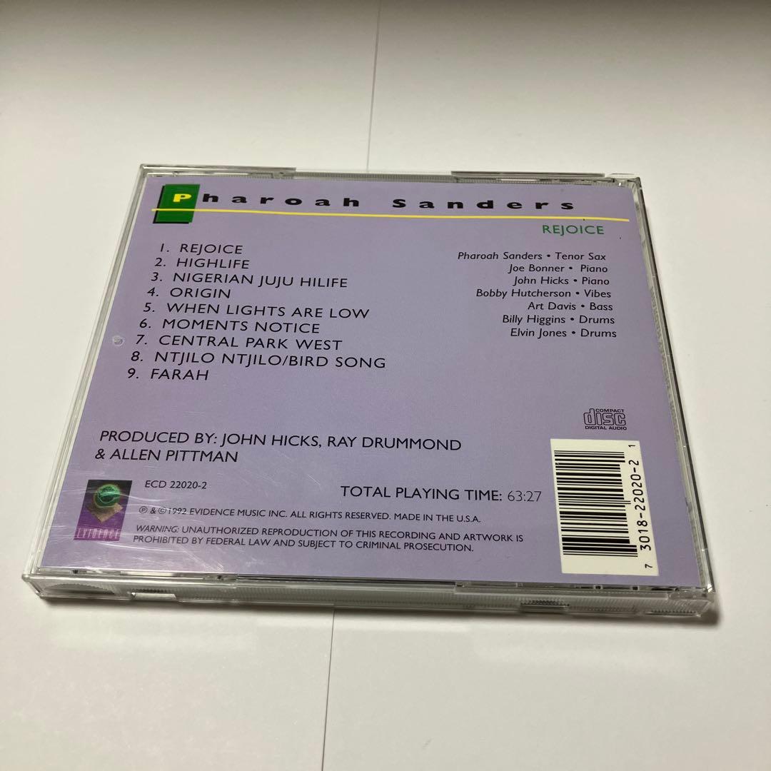 Pharoah Sanders Rejoice ファラオサンダース リジョイス