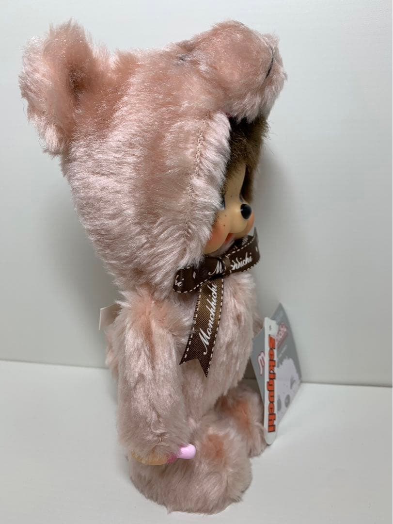 新品 テディベア モンチッチ ピンク monchhichi 2804