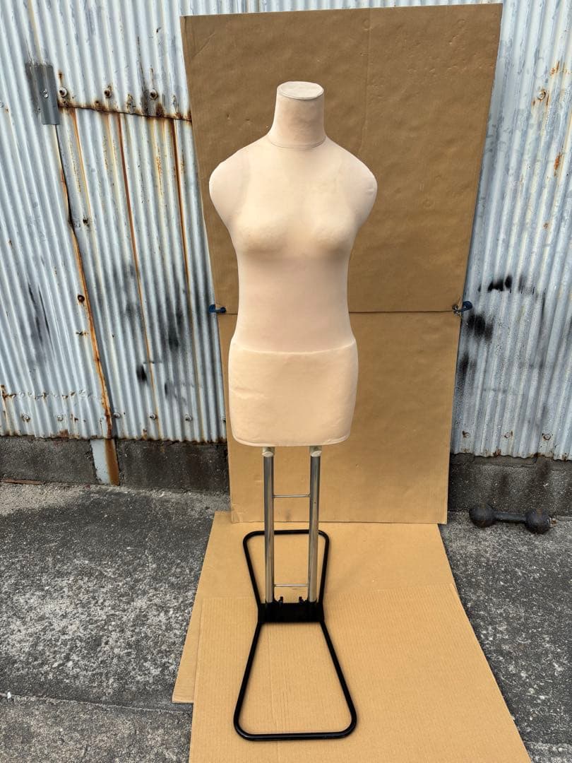 アンティークな和装トルソー　べージュ着付けマネキン 和装ボディ女性用 着物着付け