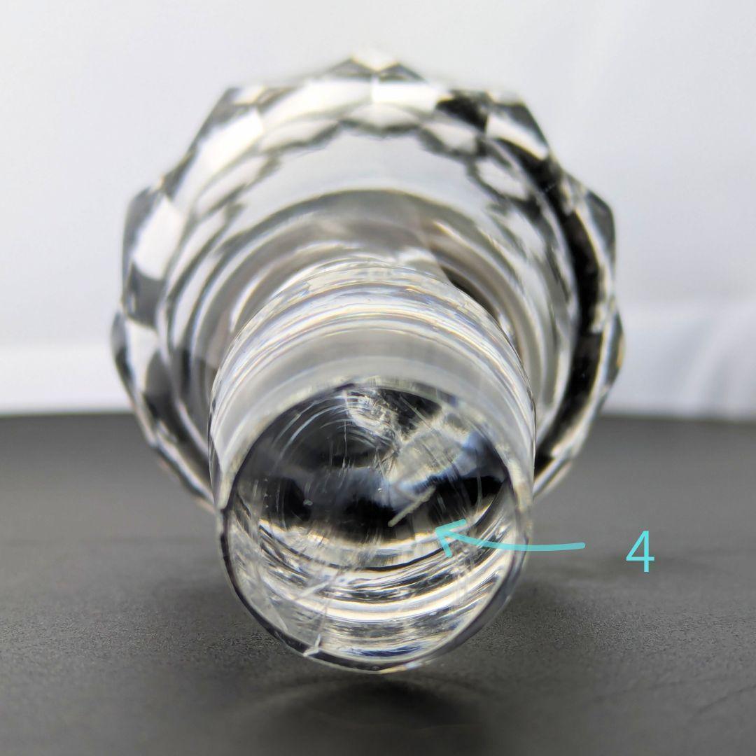 バカラ アルマニャック デキャンタ ダイヤカット 29cm 1952-86 刻印