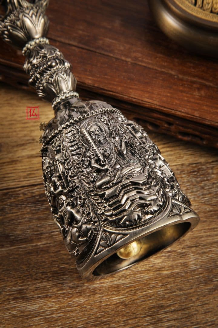 【修縁堂】金剛鈴 密教法具 バジュラ希少vajra 密教法具古美術品