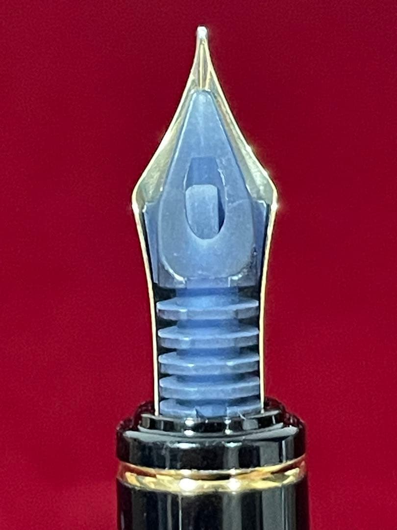 新品未使用　グランセ14K ジェットブラックマーブル　旧型　刻印　パイロット