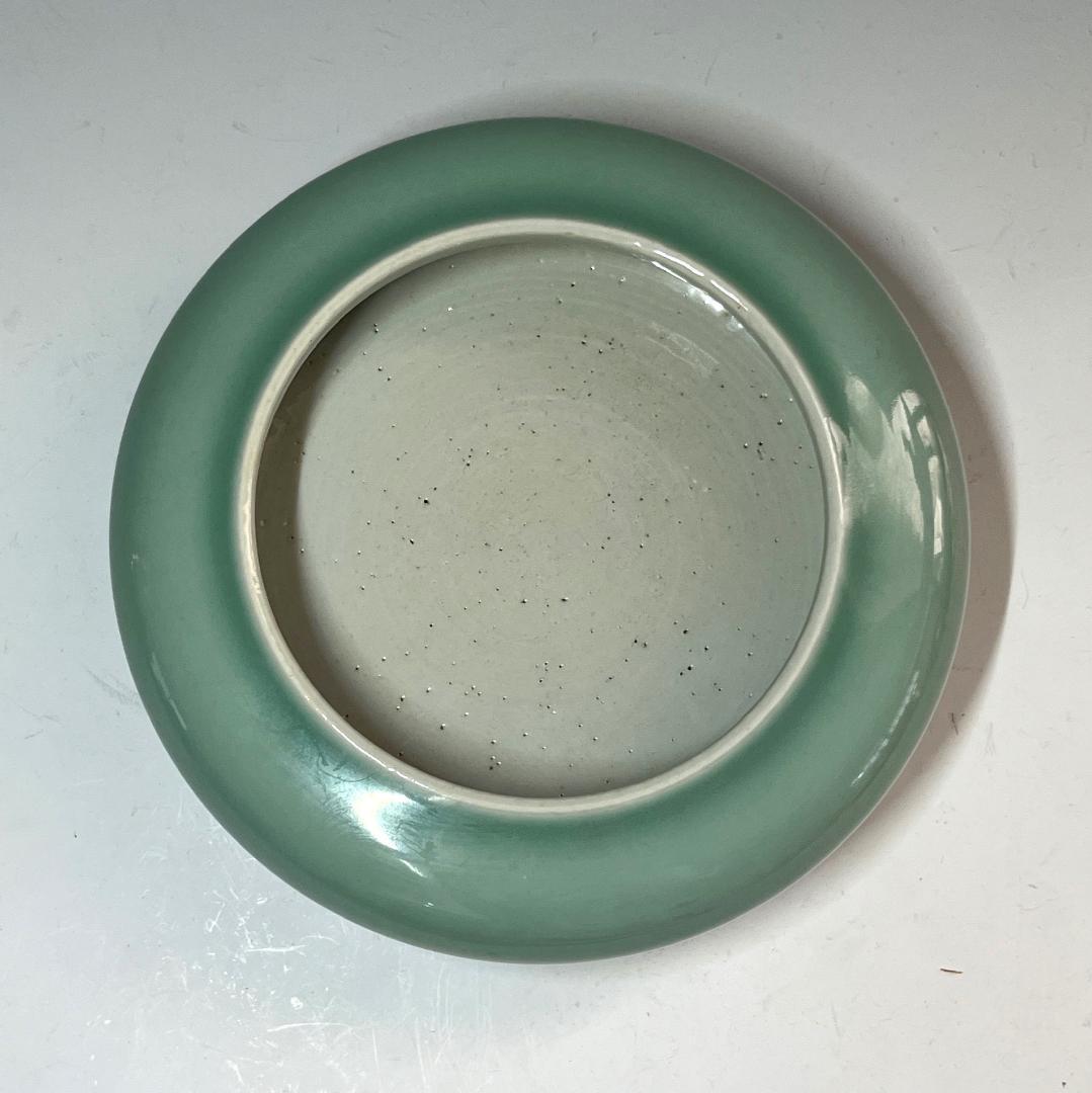 唐物 粉青釉 鑼洗 大清雍正年製 款 中国美術 古玩 SN811