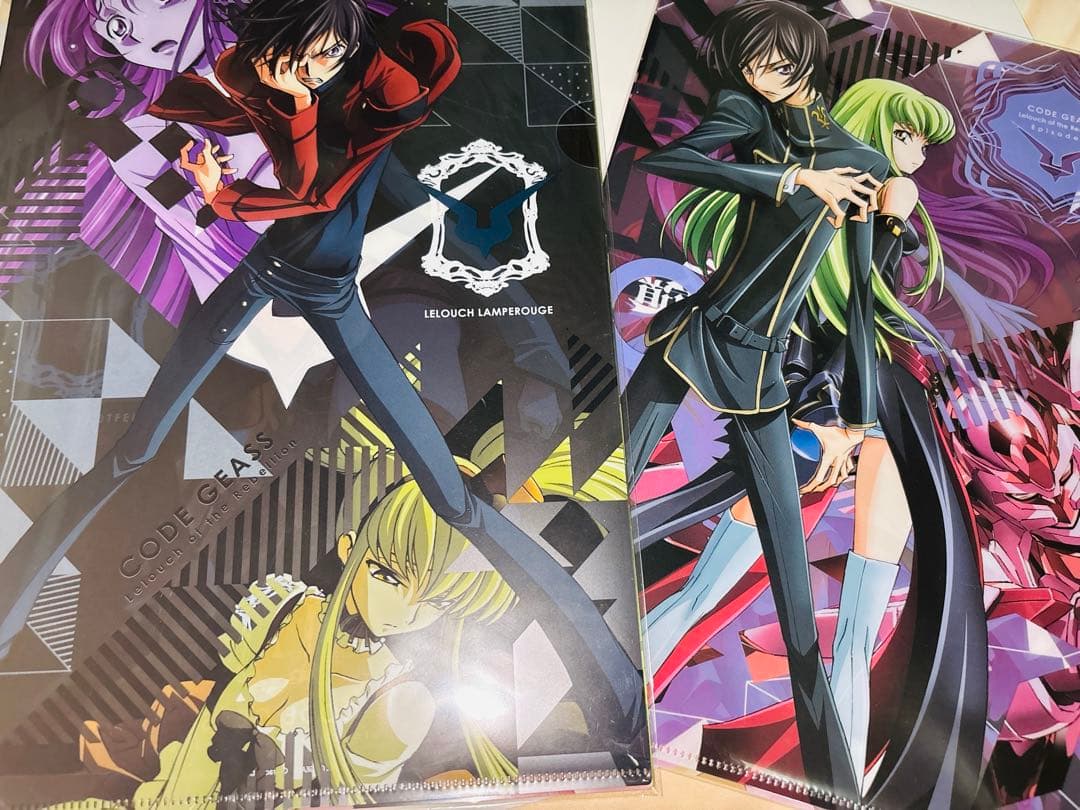 コードギアス反逆のルルーシュ クリアファイル 大量まとめ売り ケース付き 映画