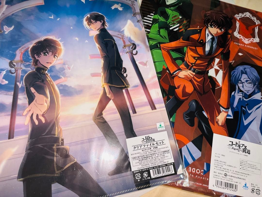 コードギアス反逆のルルーシュ クリアファイル 大量まとめ売り ケース付き 映画