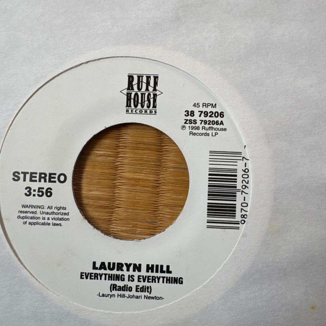 激レア　Lauryn Hill ローリンヒル　7インチ