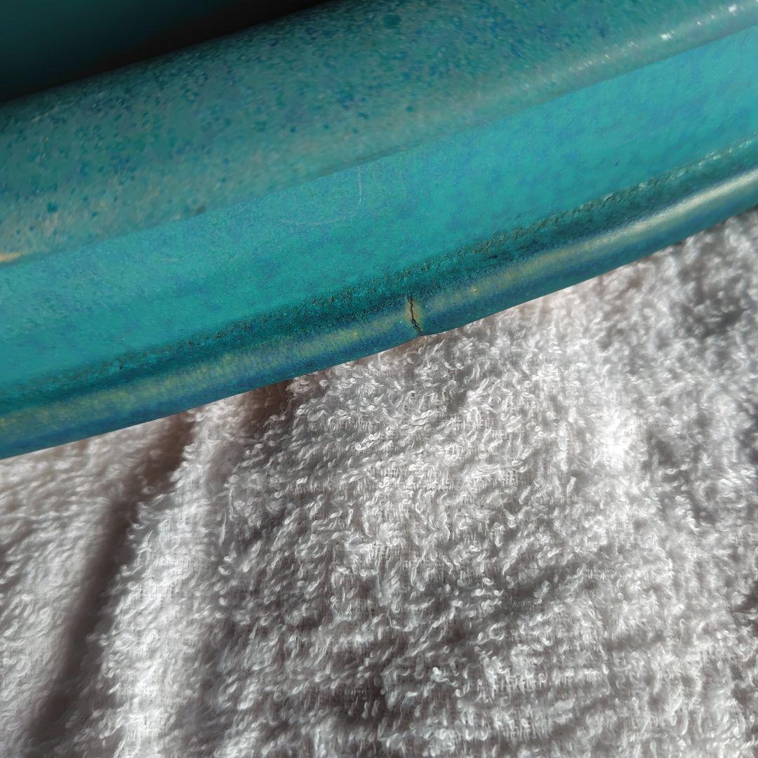 水盤　大型水盤　横幅６３㌢　楕円　華道具　華展用　嵯峨御流　池坊　小原流