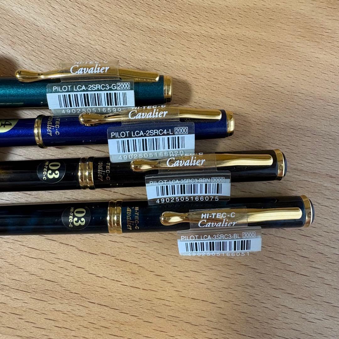 PILOT HI-TEC-C Cavalier ボールペン 0.3 0.4 黒