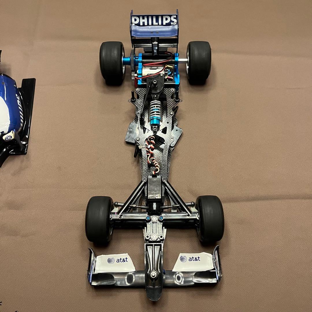 タミヤ　F104 シャーシ　ウィリアムズボディ