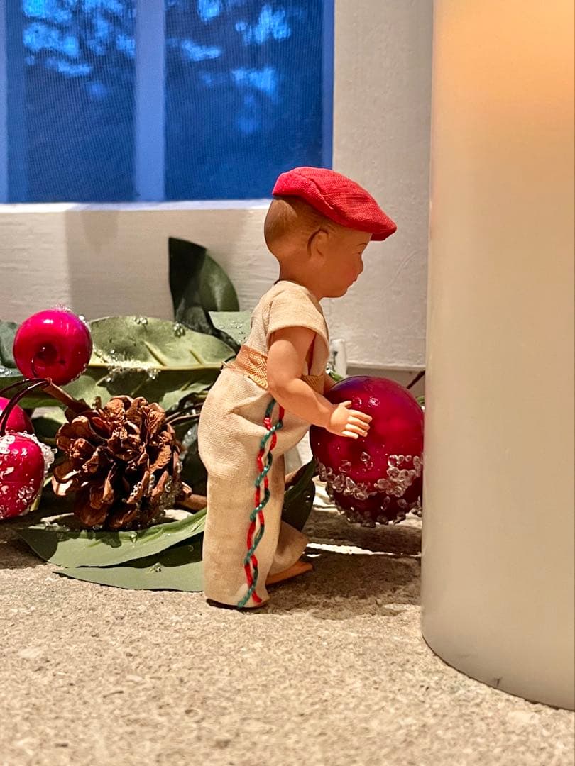 ◆フランスアンティーク｜ミニドールCヨーロッパ民族衣装バスク地方伝統少年南仏