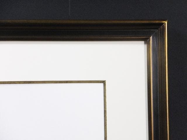 モールディング 　大全紙　水彩/版画用額縁『布張りタトウ箱　黄袋付』0109H