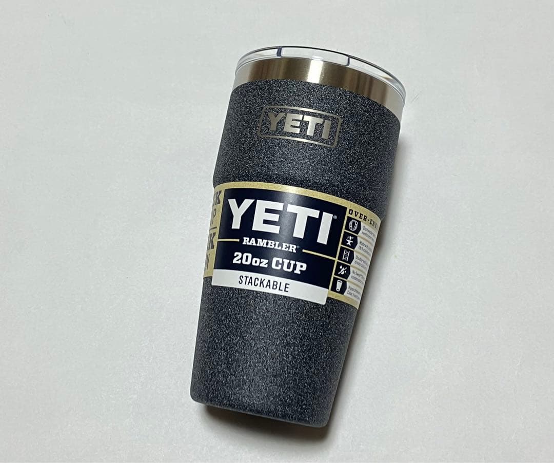 YETI イエティ ランブラー 20oz スタッカブルカップ ブラックストーン