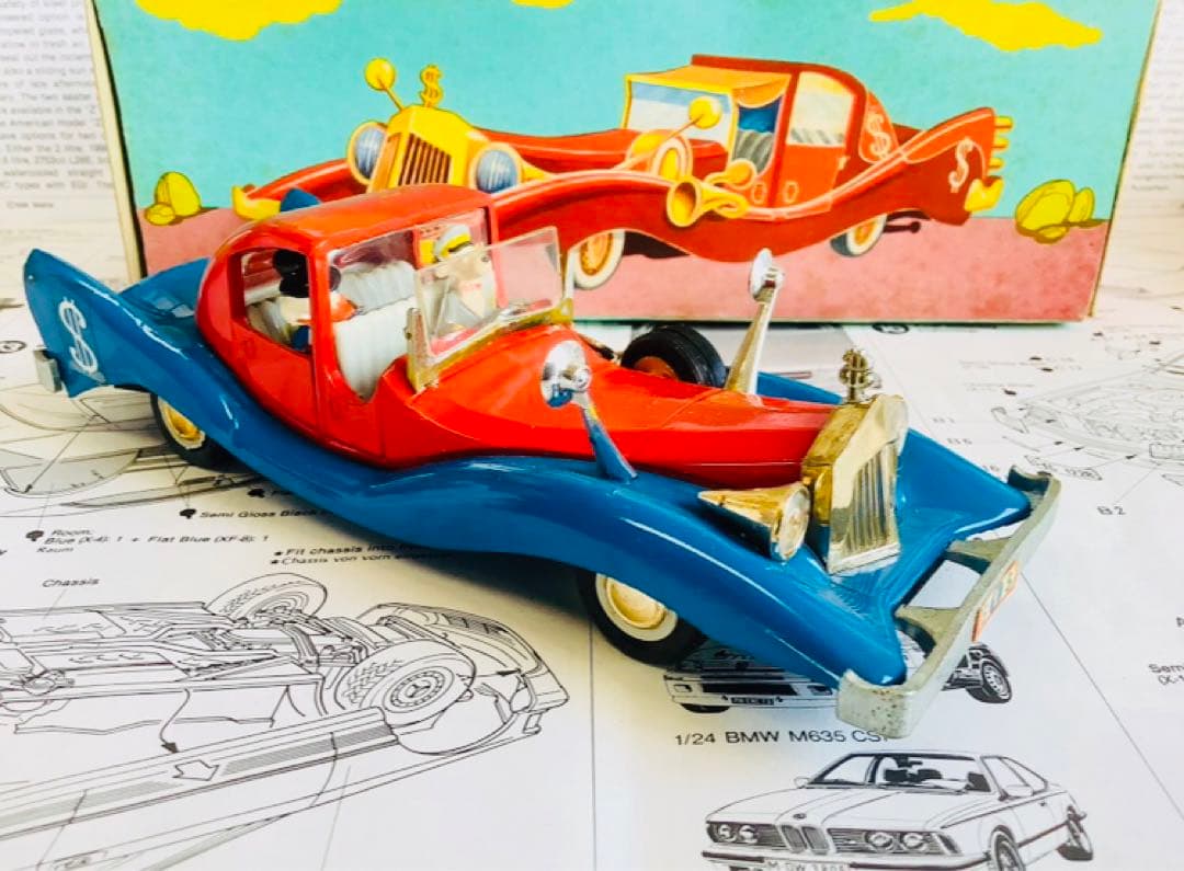 ポリトーイ　ドナルドダックモービル　ミニカー ディズニー