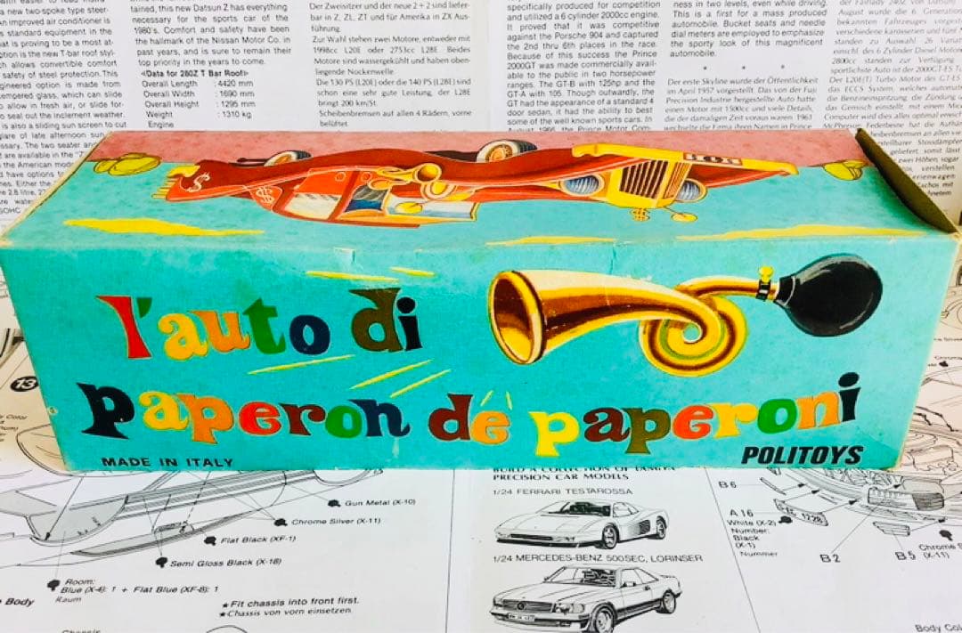 ポリトーイ　ドナルドダックモービル　ミニカー ディズニー