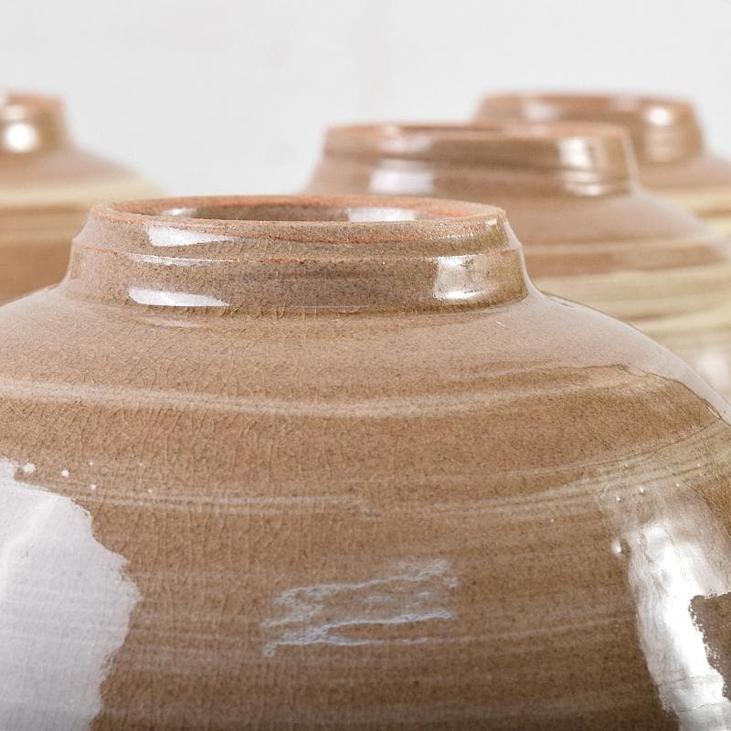 茶道具　韓国　廣州窯　三島手　数茶碗　八客　共箱　V　R8583B