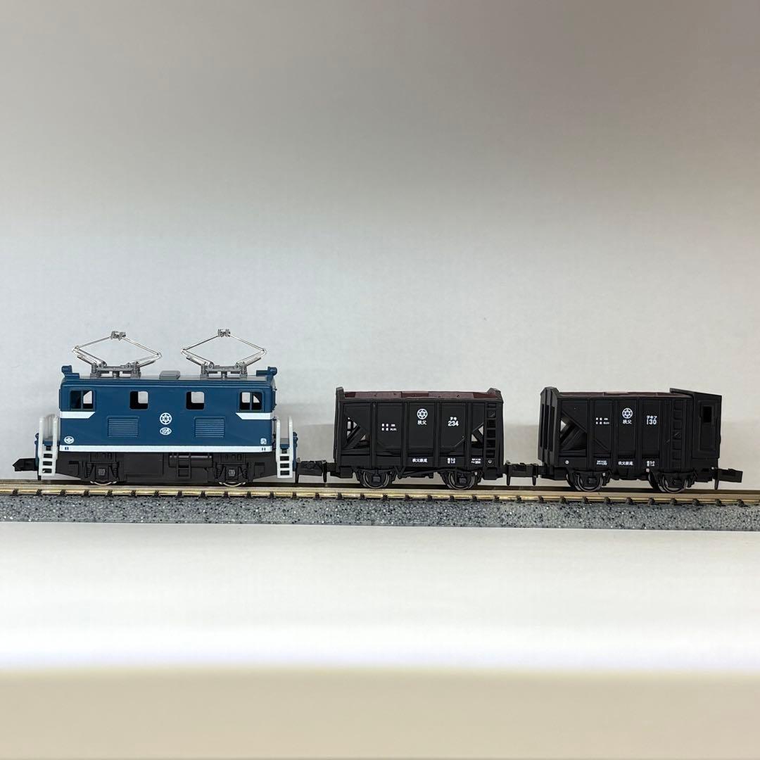 Nゲージ 秩父鉄道 デキ100形タイプ ヲキフ　ヲキ付き 【鉄道模型コンテスト】