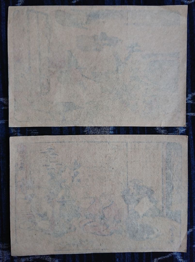 天保頃 初代歌川広重『忠臣蔵』三段目九段目 和本 古文書 浮世絵 日本画 木版画