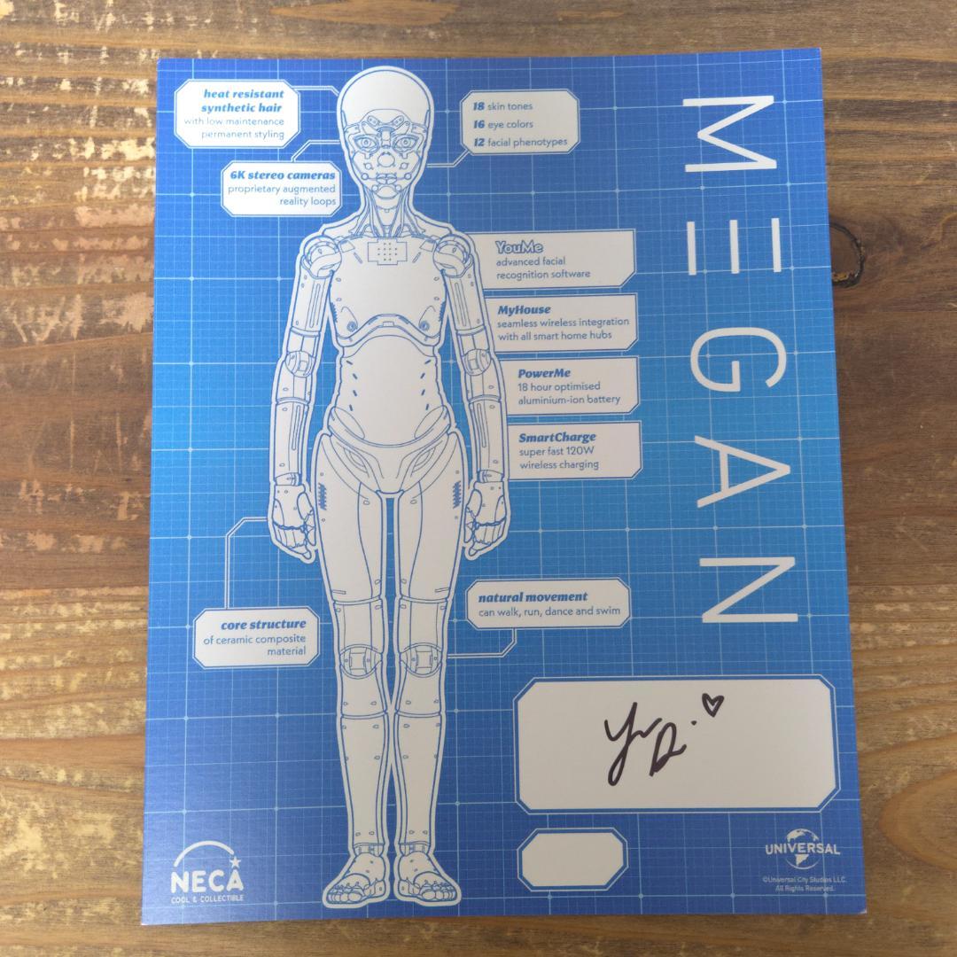ミーガン 等身大 レプリカ 人形 neca m3gan 新品等身大 サイン付