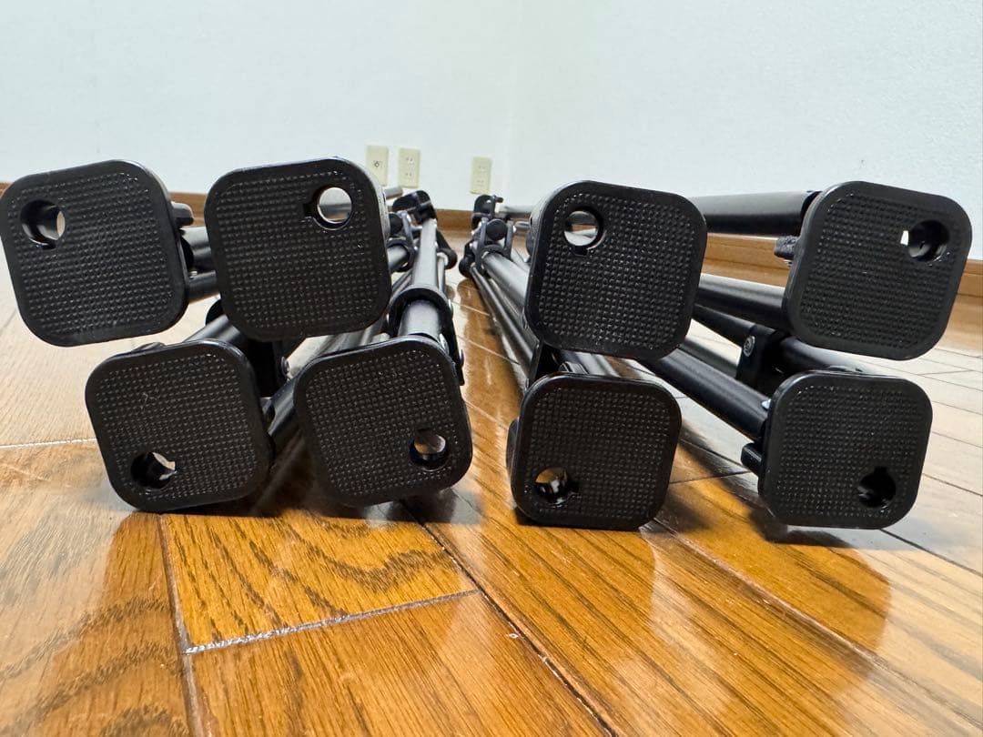 専用 ニトリ バタフライチェア ワイド ブラウン 2脚 オットマン2脚セット