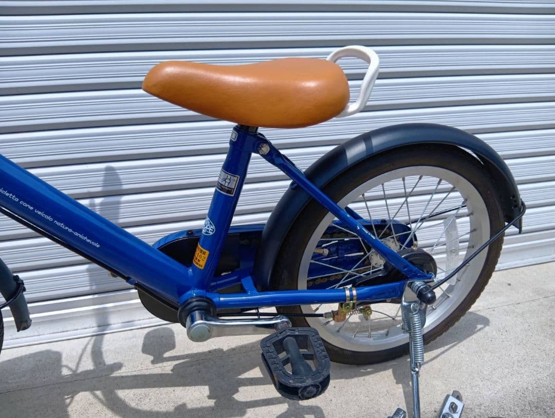 補助輪　自転車　ブルー　青　16インチ　男の子　女の子　→引取り限定(岐阜県)