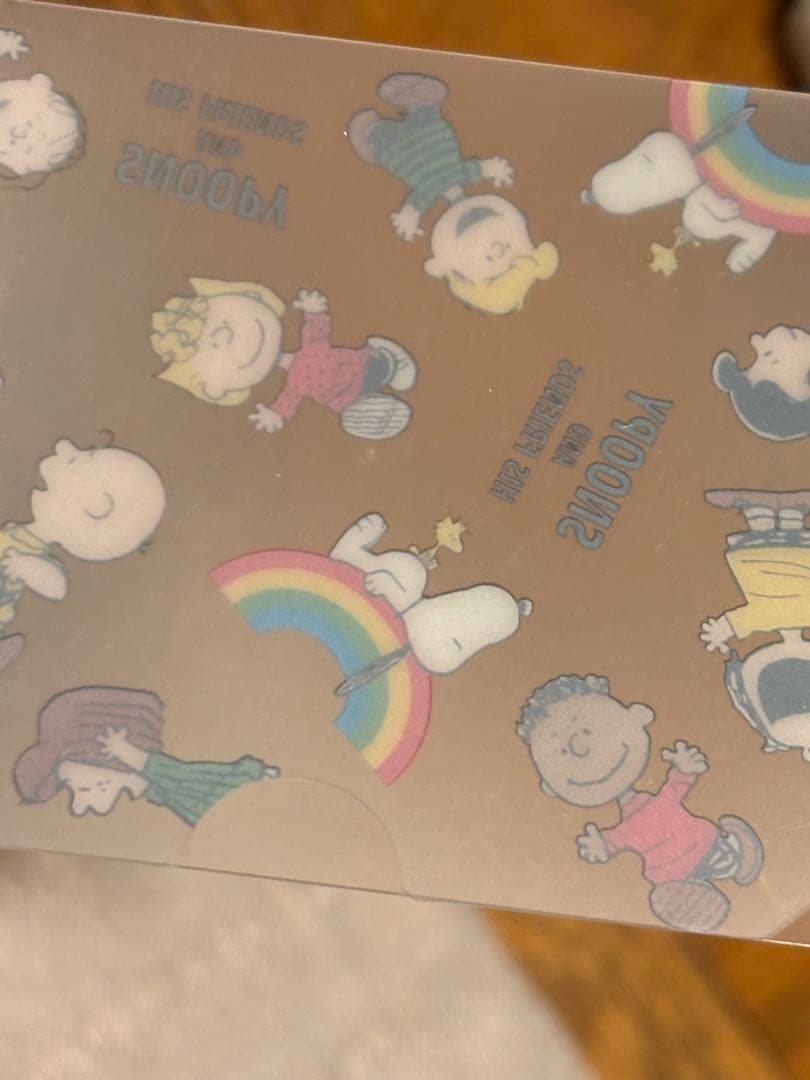 d*7様 スヌーピー ミニミニクリアファイル 3枚セット