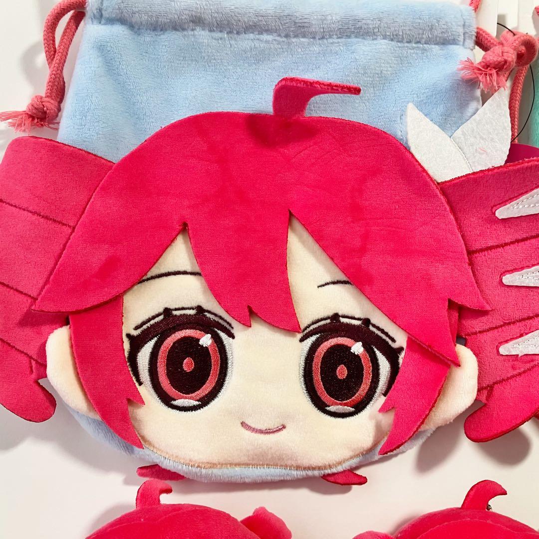 重音テト しまむら*マスコットチャーム 巾着袋 ハンカチ　全種セット*ぬいぐるみ