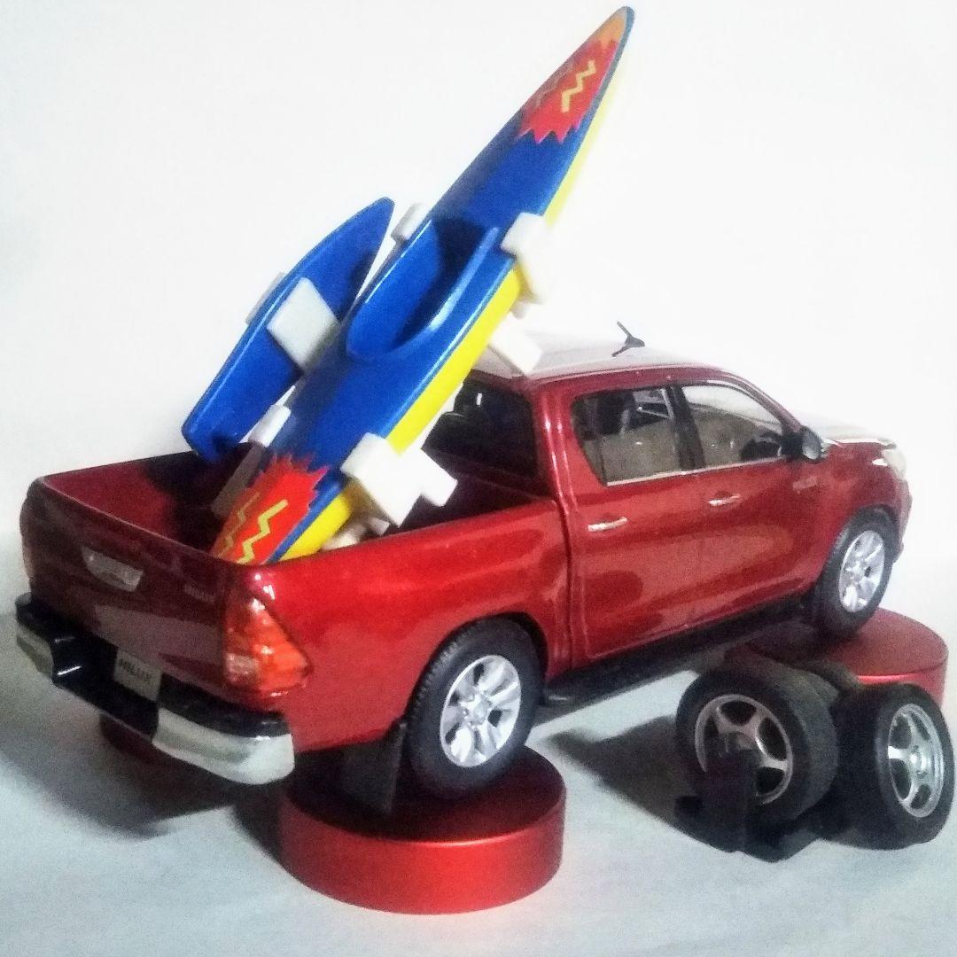 ディーラー カラーサンプルミニカー トヨタ ハイラックス ローダウン 1/30