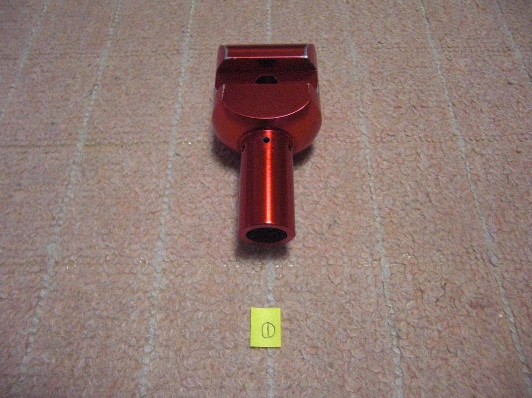 銭屋アルミ石突・ダイワ用・赤色（その①）・（巨鯉・大鯉・野鯉・石鯛用）