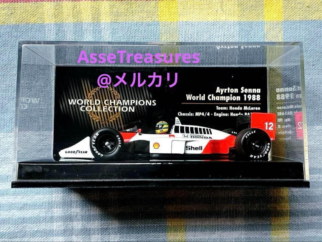 ミニチャンプス WC 1/43 マクラーレン・ホンダ MP4/4 A. セナ