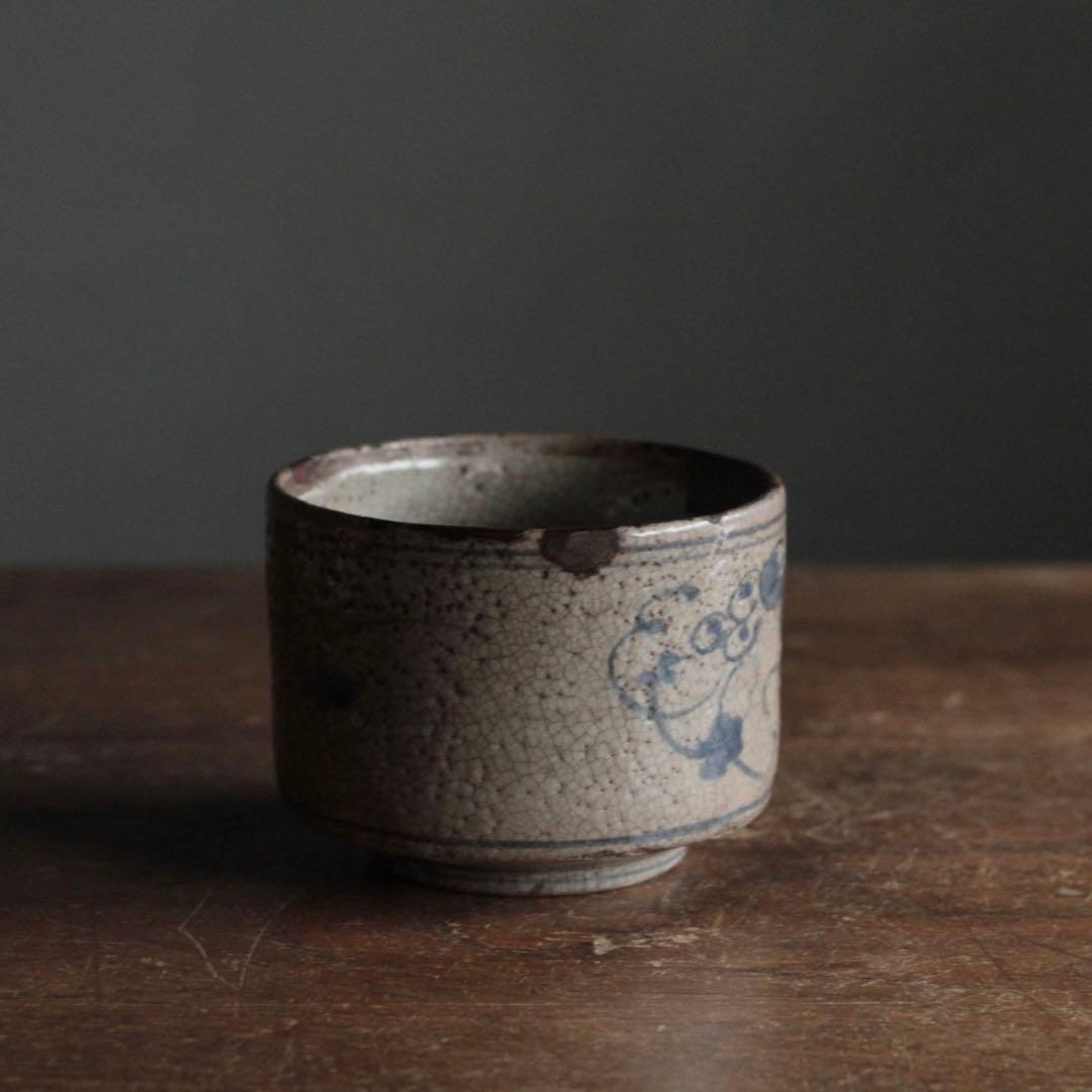 呉州染付 筒茶碗 中国美術 古美術 古道具 アンティーク茶道具