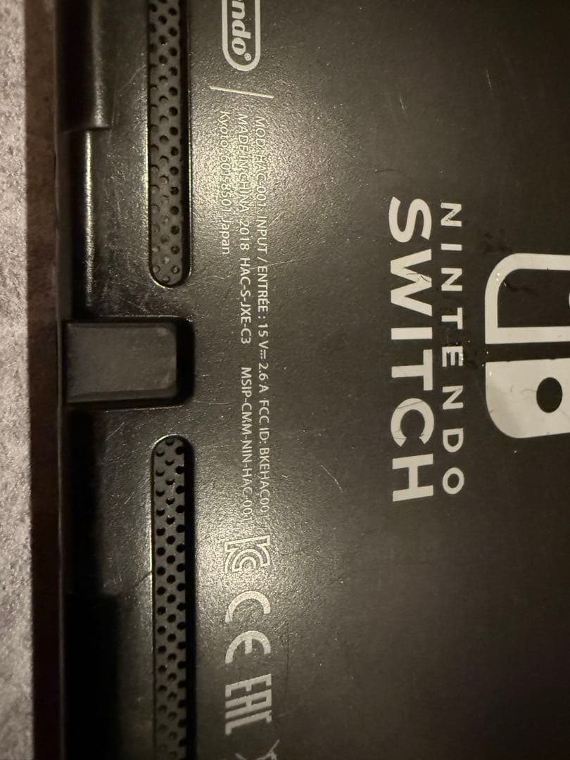 【本体のみ】バッテリー強化 Switch 本体 初期型