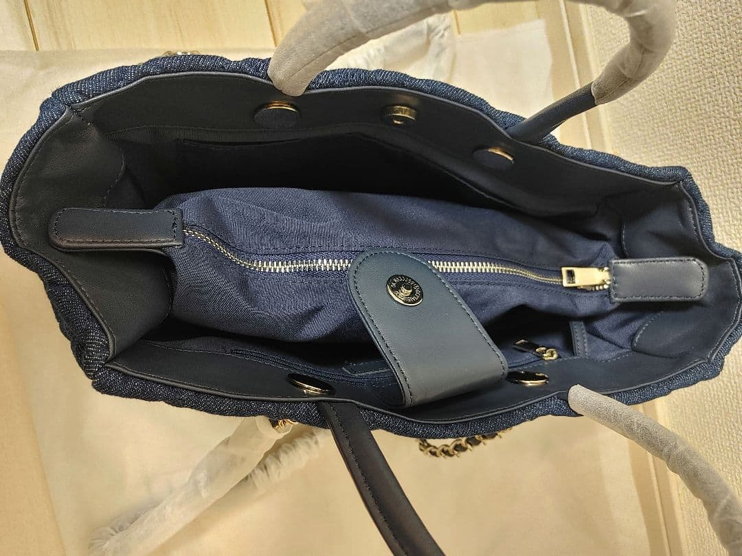 CHANEL　デニムキルティング　ハンドバッグ　ノベルティ商品　非売品