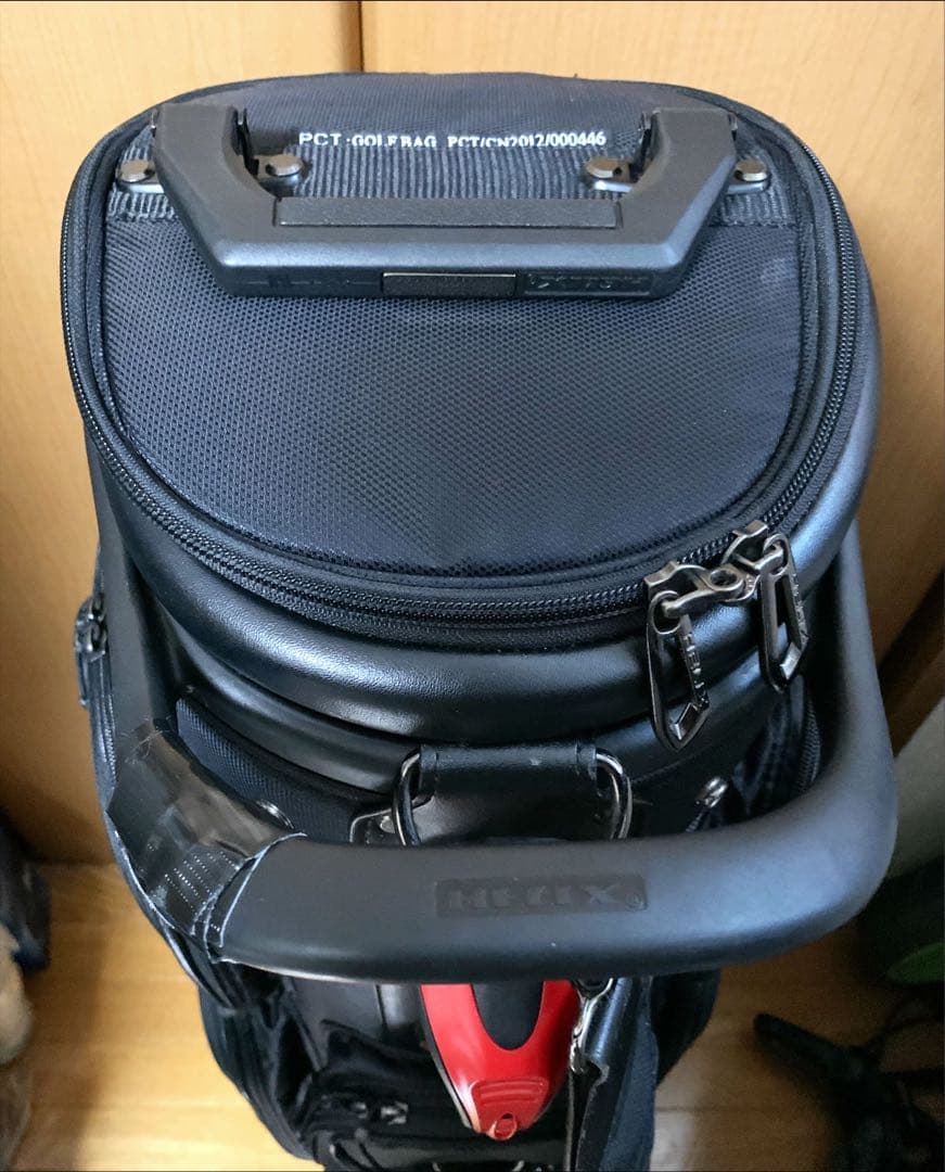 【HK様】HELIX キャディバッグ 4輪キャスター式 旅行用