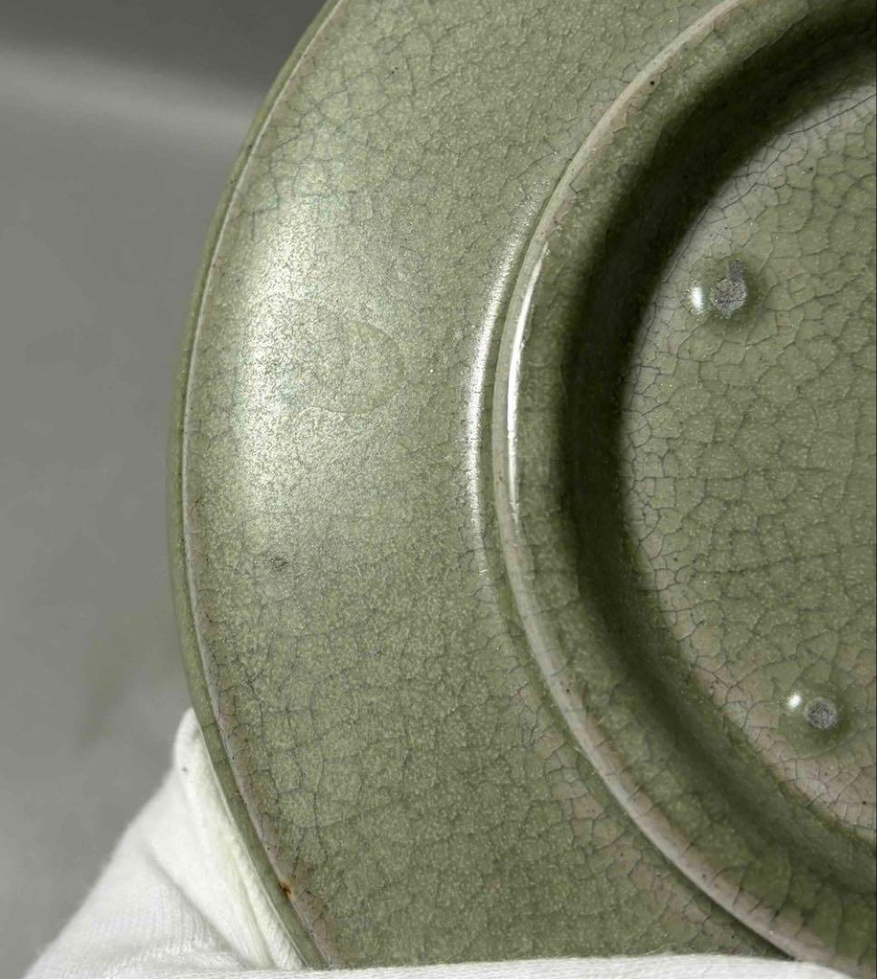 中国 高台付盥形盤(洗筆)　f2260125