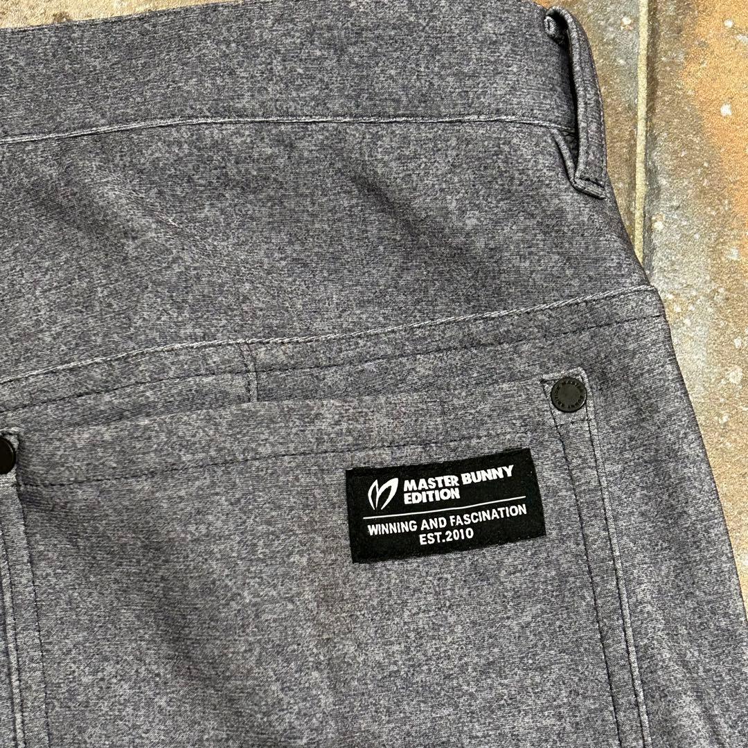 MASTER BUNNY EDITION パンツ　裏起毛　ストレッチ　グレー系