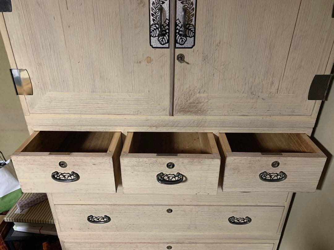 桐タンス　昭和レトロ　引き取り希望　浅草