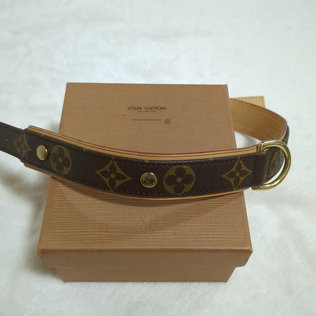 【未使用品】LOUIS VUITTON モノグラム　ドッグ　首輪
